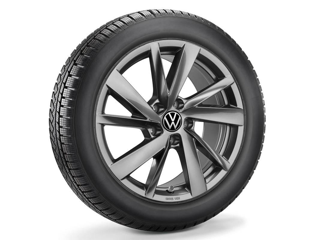 Koło zimowe VW Passat B9 z oponą Semperit, R17, prawe