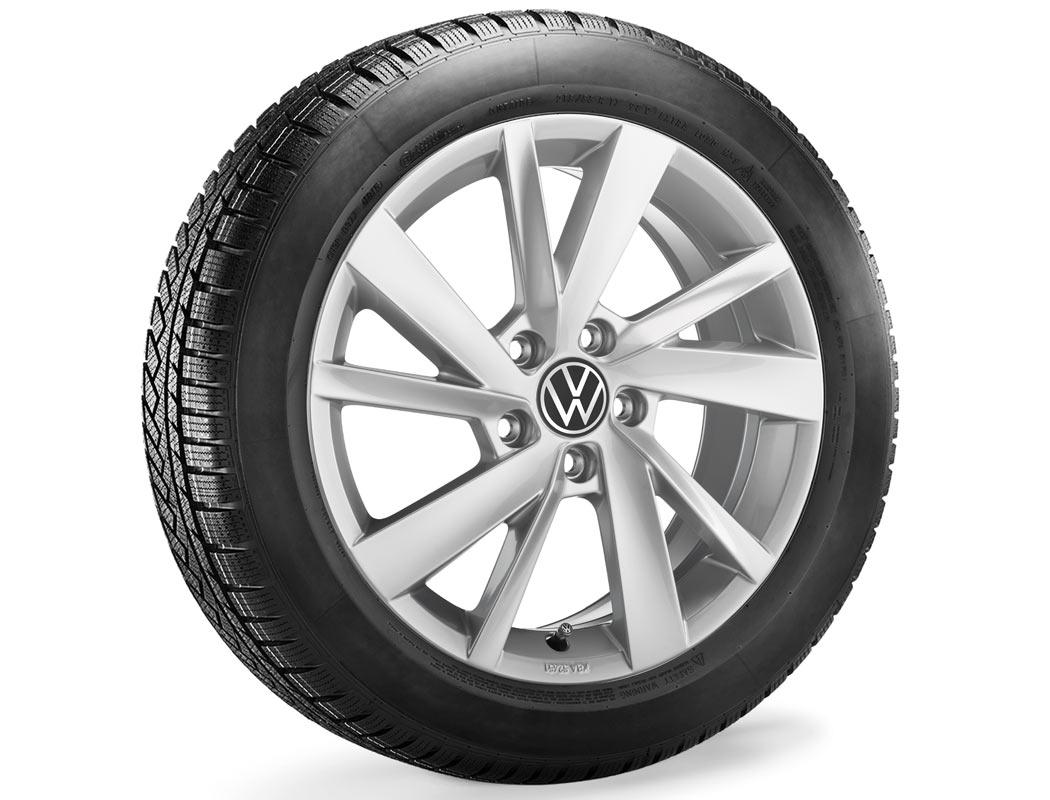 Koło zimowe VW Taigo z oponą Semperit, R17, prawe